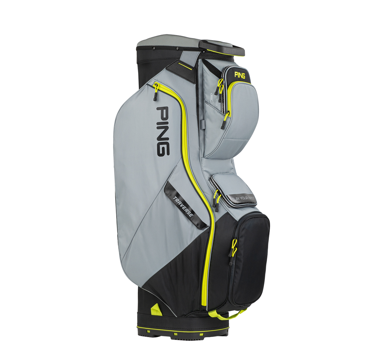 Traverse, Cartbag - black_iron_neon_yellow