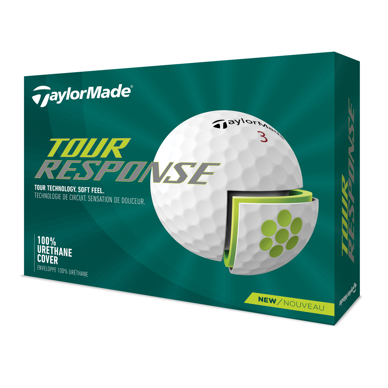 Tour Response, Bollar 3-pack - Wh